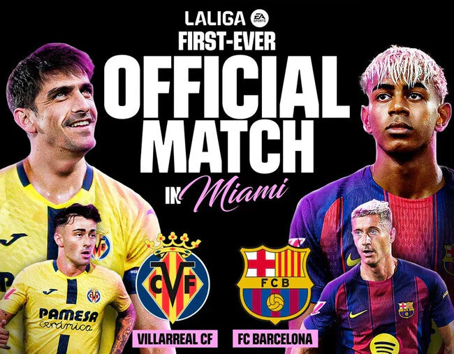 Villarreal kontra Barcelona zagrają w Miami: nowa era LaLigi? Box2Box - Sklep z koszulkami piłkarskimi z całego świata