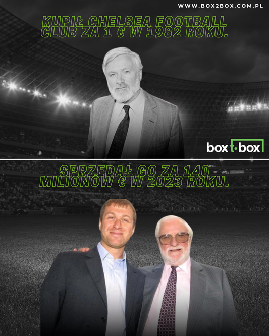 Tytuł: Genialny ruch Ken'a Batesa: Kupił Chelsea za jednego funta! Box2Box - Sklep z koszulkami piłkarskimi z całego świata