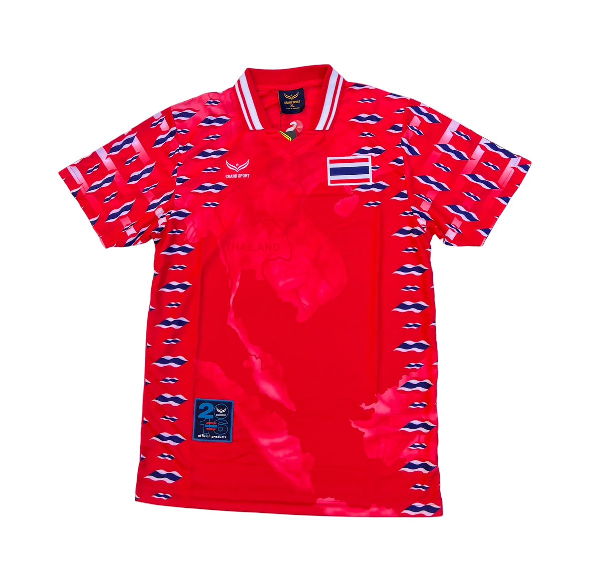 Reedycja wyjazdowej koszulki reprezentacji Tajlandii z lat 1997-98 away